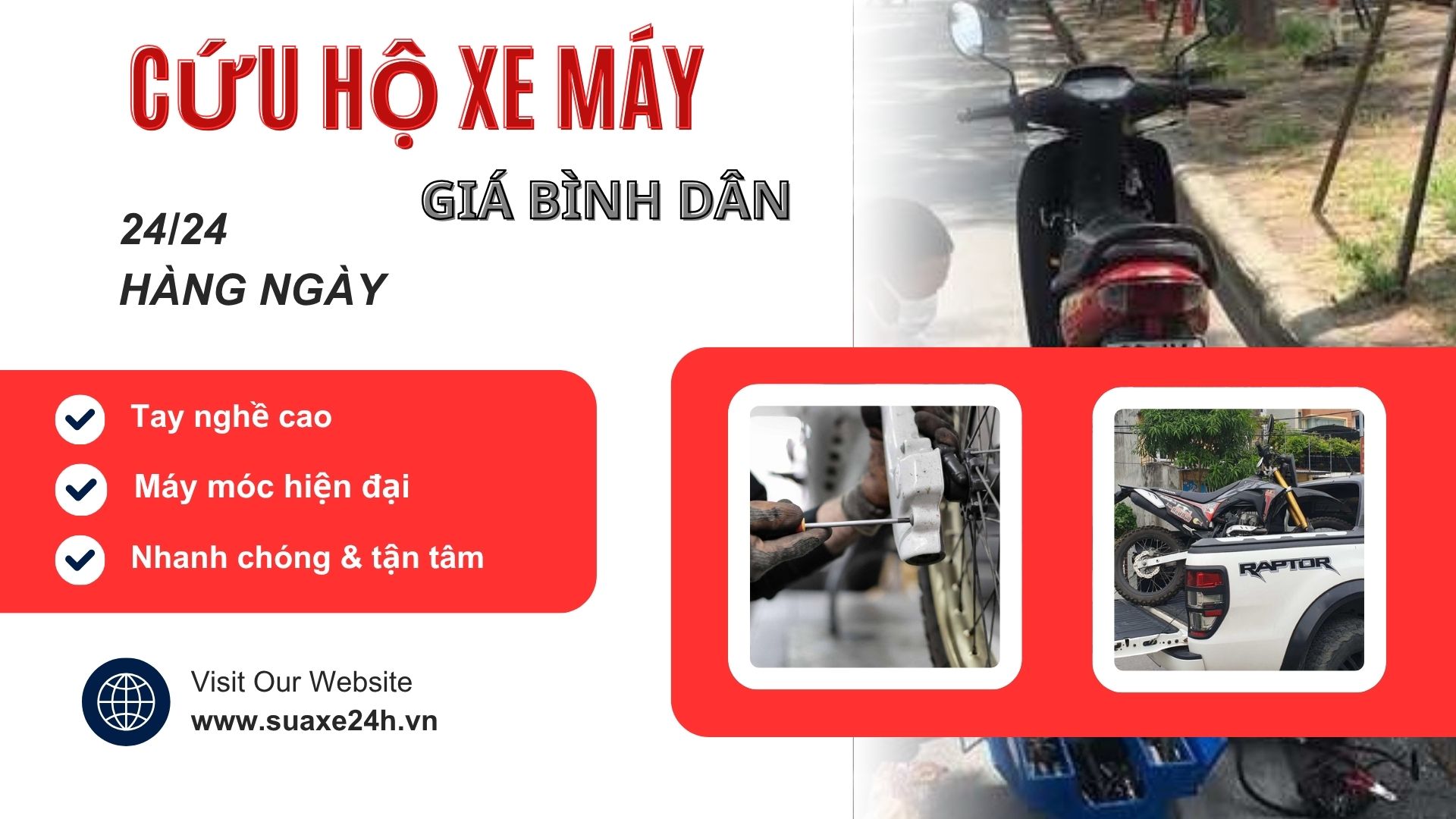 cứu hộ xe máy